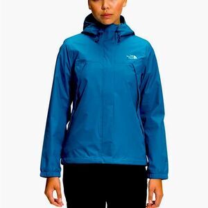 North Face blue windbreaker rain jacket
